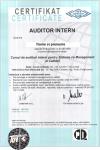 Curs Auditor intern pentru sistemele de management al calitatii SR EN ISO 9001: 2008